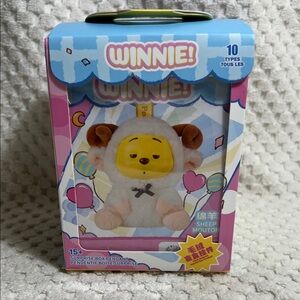 Miniso Winnie the Pooh Sheep Vinyl Face Plush Pendant